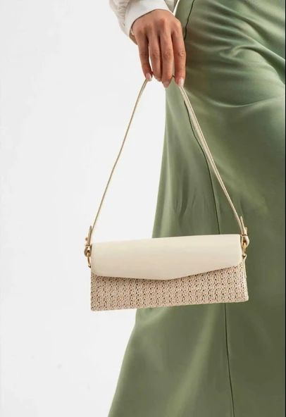 Lisbond Elegance  Carell Model Hasır Kadın El Ve Omuz Çantası - 2