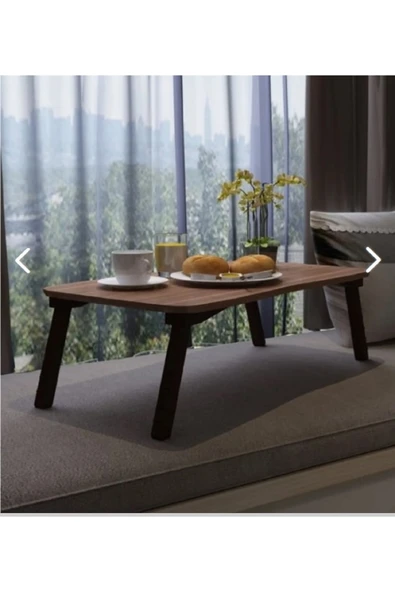 Ceviz Laptop Sehpa Çalışma Kahvaltı Masası - 2