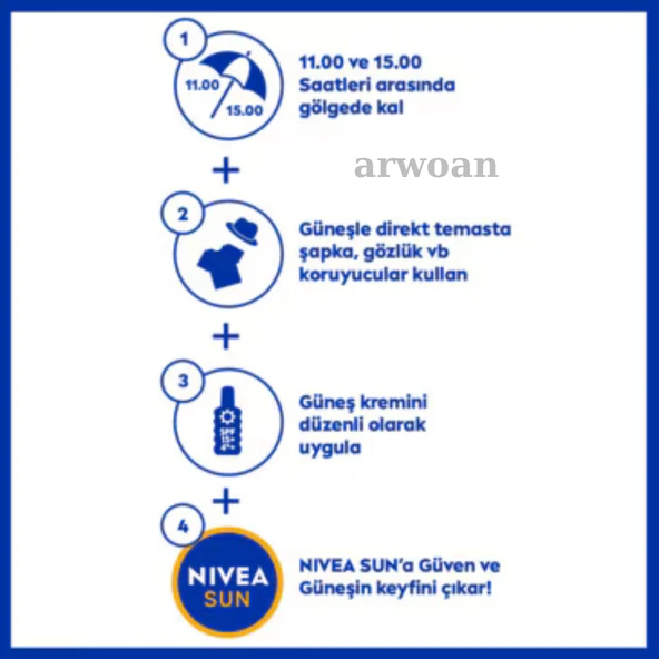 Nivea Sun SPF 50+ Hassas Anında Koruma Güneş Kremi 200 ml Sprey - 5