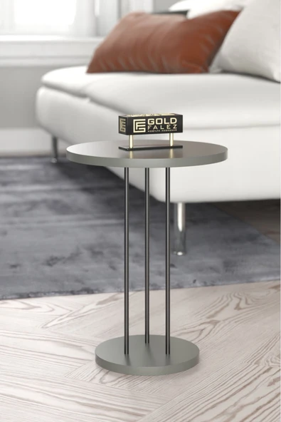 Zigon Sehpa Terra Ceviz Antrasit - Resim 3