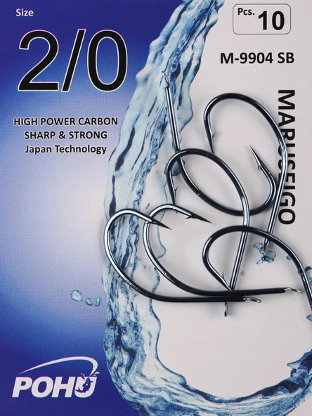 Pohu No: 2/0 M-9904 Sb 10'li Paket Olta Iğnesi