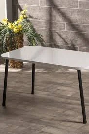 Orta Sehpa Metal Ayak Beyaz KR ürün görseli 1