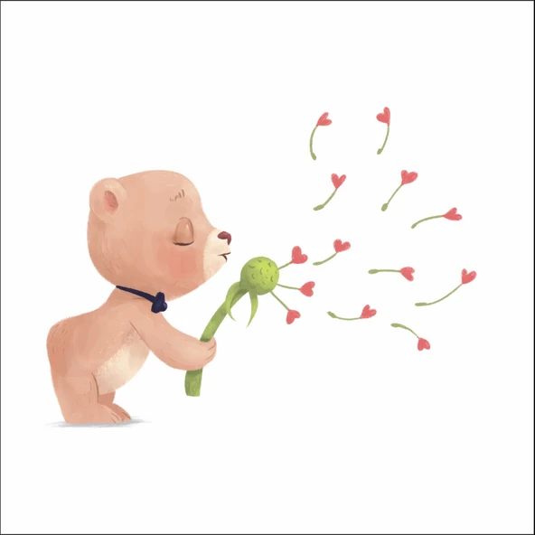 Ayıcık Çocuk Odası Sticker ürün görseli 1