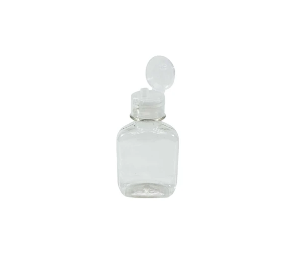 50 Adet Boş Flip Top Kapaklı Kolonya - Dezenfektan Şişesi  110 Ml