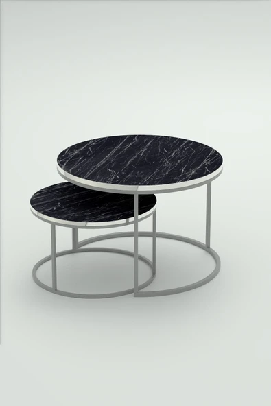 Orta Sehpa Ikili Lüx Specıal Gümüş Bendir - 5