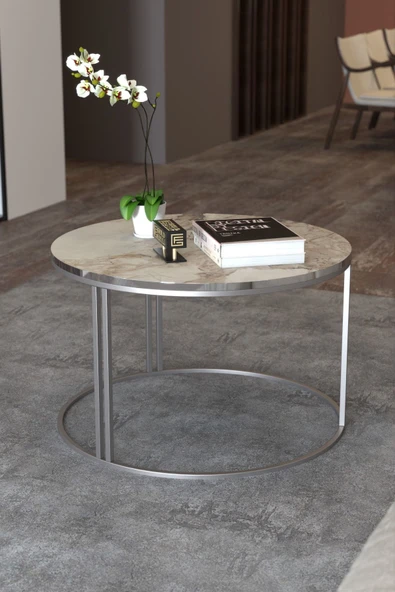 Orta Sehpa Tekli Special Lüx Gümüş Efes - Resim 4