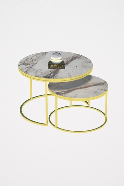 Orta Sehpa Ikili Lüx Specıal Gold Efes - Resim 2