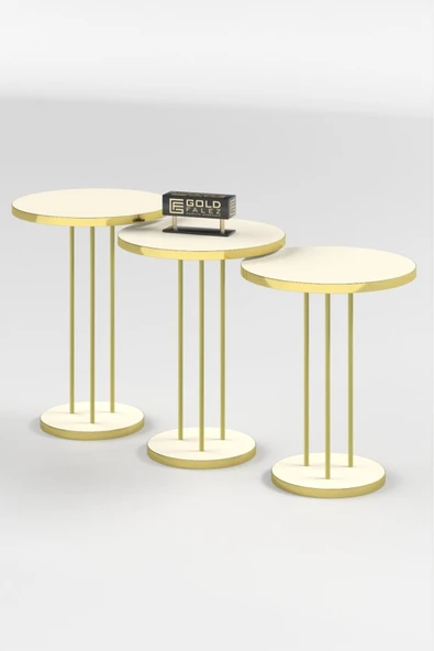 Zigon Sehpa Terra Gold Krem - 4