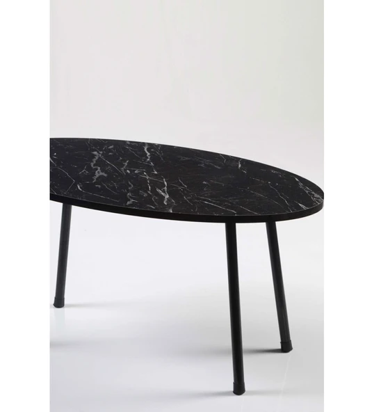 Orta Sehpa Metal Ayak Elips BENDİR ürün görseli 1