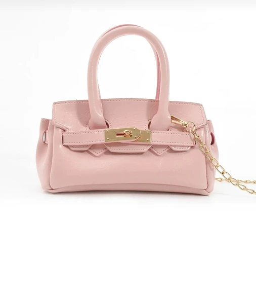 Lisbond Elegance Ariel Model Toz Pembe Kadın El Ve Omuz Çantası - 3