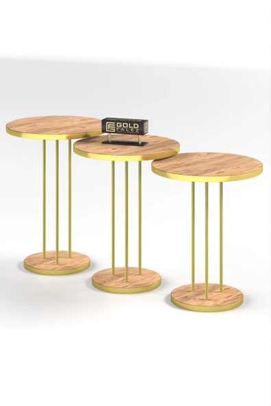 Zigon Sehpa Terra Gold Ceviz - 4