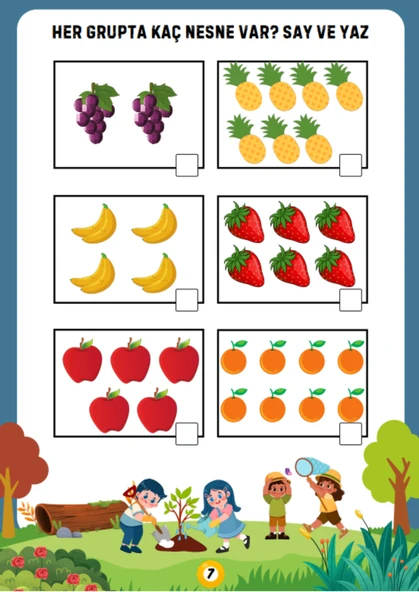 Okul Öncesi Sayıları Say ve YAZ YAZ-SİL Kitabı (1-20 Sayılar) - 4