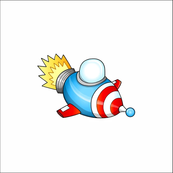 Roket Sticker - 1