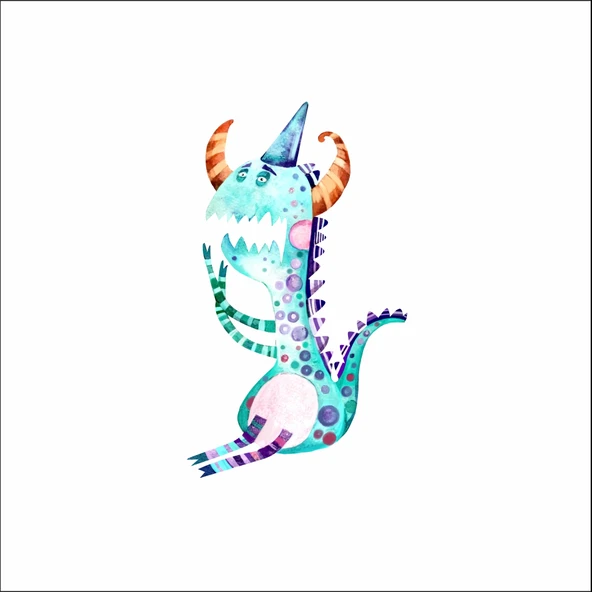 Sevimli Uzaylılar Sticker 7 ürün görseli 1