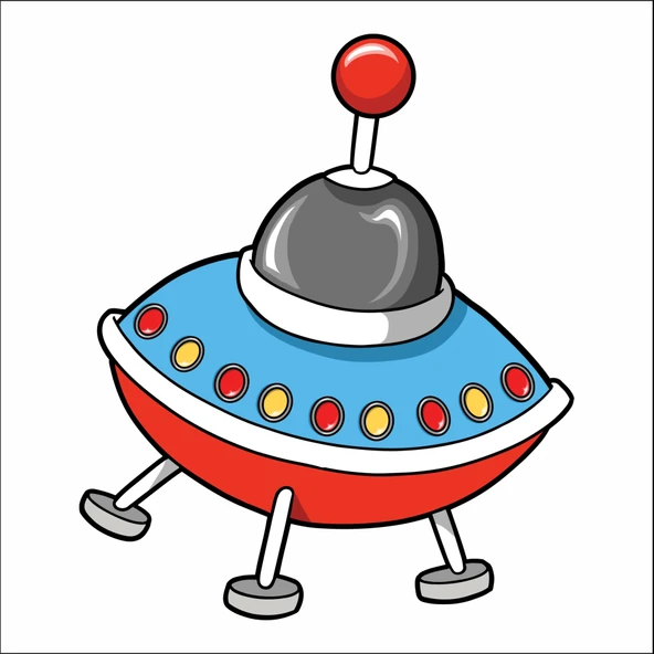 Ufo Sticker ürün görseli 1