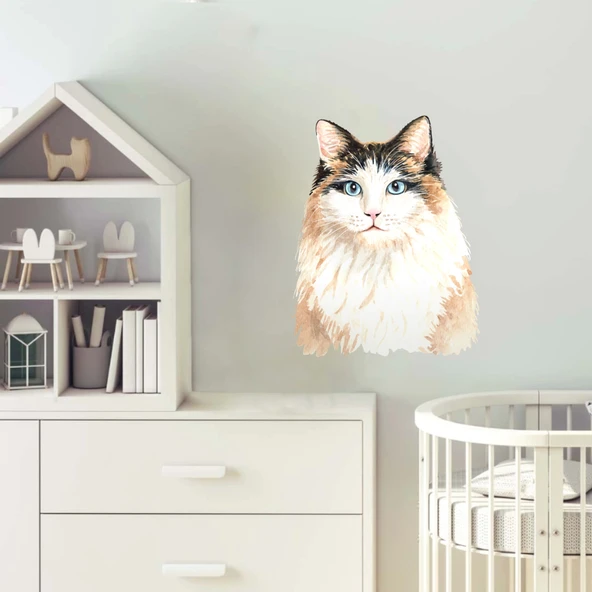 Sevimli kedi Sticker 2 - Resim 2