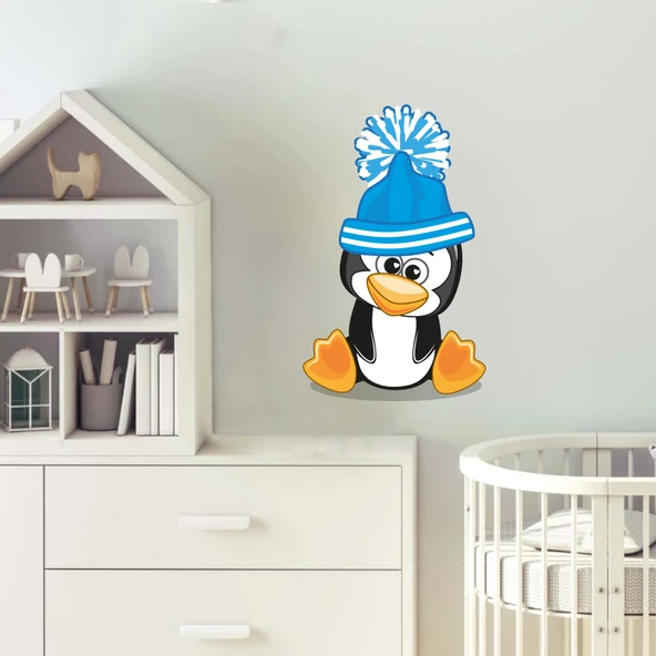 Sevimli Penguen Sticker - Resim 2