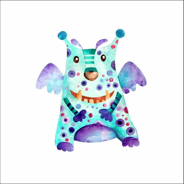 Sevimli Uzaylılar Sticker 2 ürün görseli 1