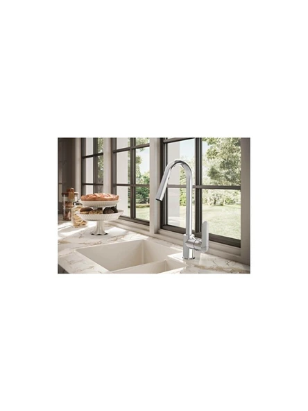 VitrA Artema Root Round A42742 Krom Mutfak Bataryası - 2