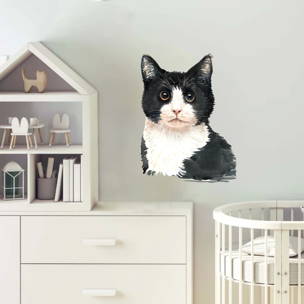 Sevimli Kedi Sticker 4 - Resim 2