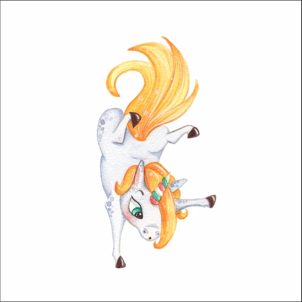 Unicorn Duvar Sticker ürün görseli 1