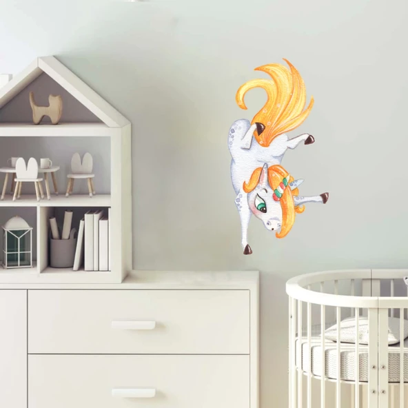 Unicorn Duvar Sticker - Resim 2