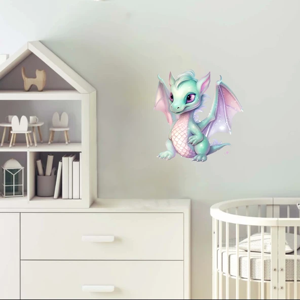 Sevimli Ejder Sticker 10 - Resim 2