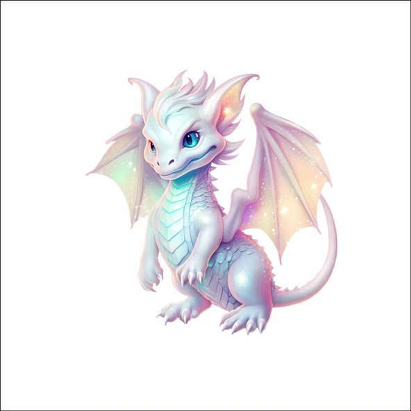 Sevimli Ejder Sticker 13 ürün görseli 1