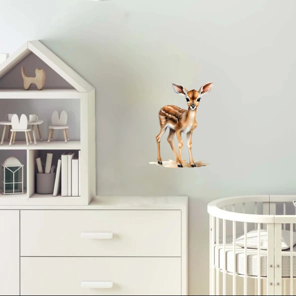 Sevimli Ceylan Sticker - Resim 2