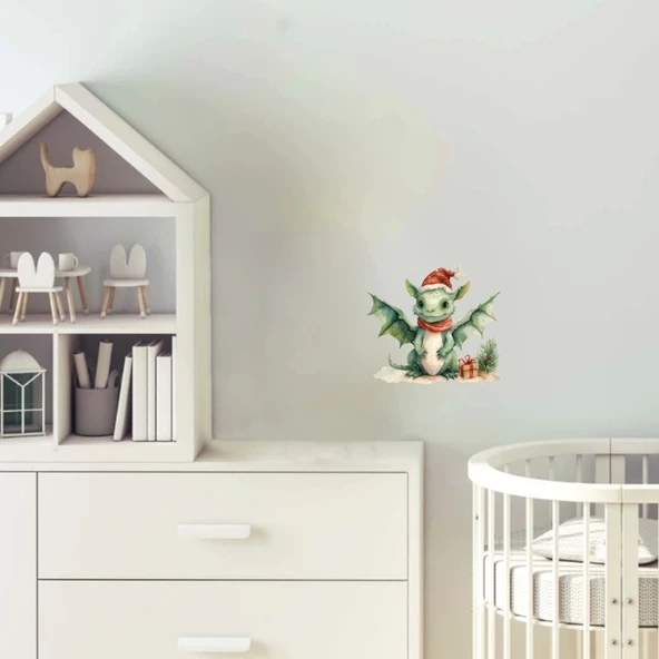 Hediye Getiren Ejderha Stickerı ürün görseli 1