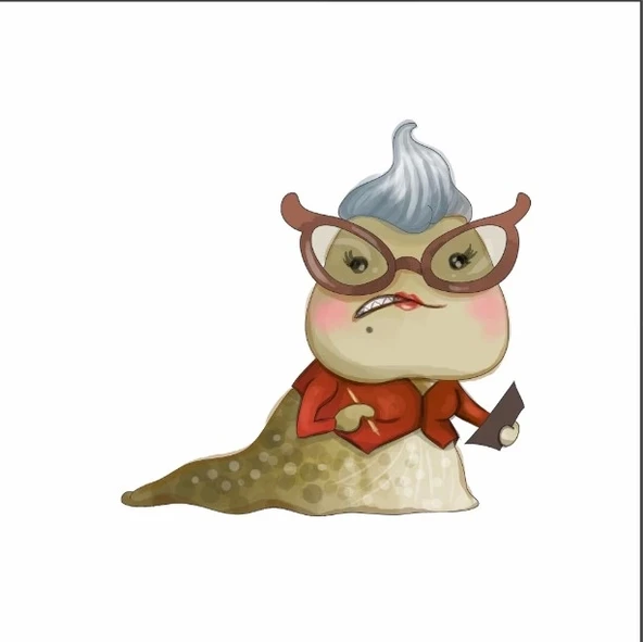 Roz Canavar Ofis Şefi Duvar Stickerı ürün görseli 1