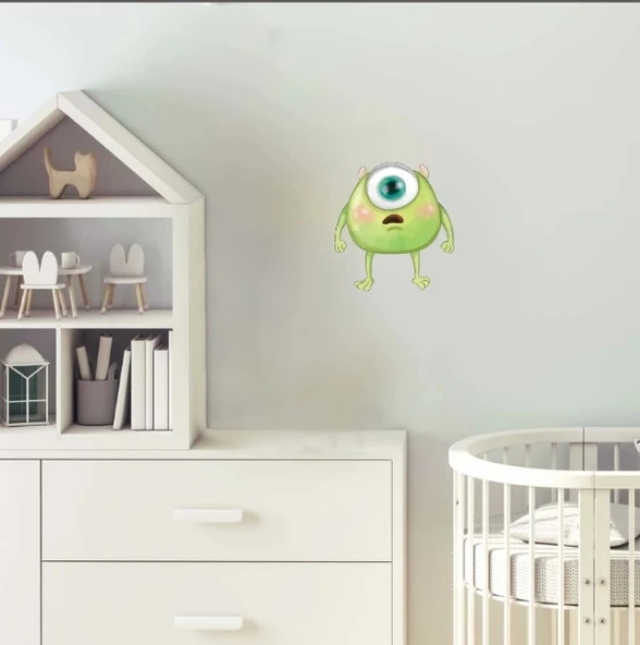 Mike Wazowski Komik İfade Duvar Dekoru - Resim 2