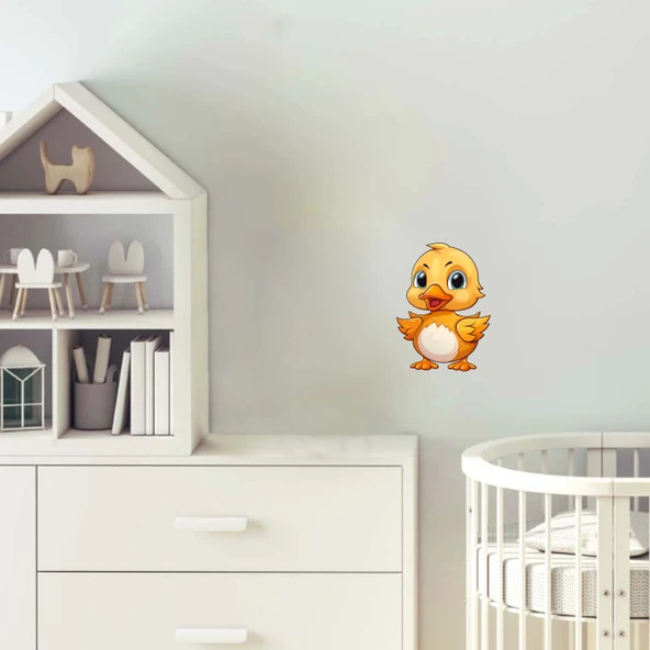 Kanatları Açık Yavru Civciv Duvar Sticker'ı ürün görseli 1