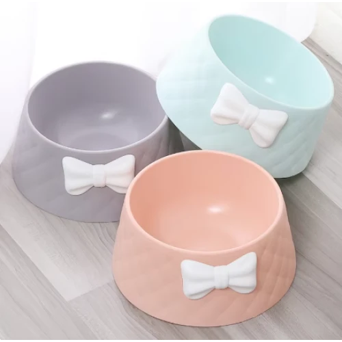 Mikopet Şık Desenli Fiyonklu Mama Kabı - 3