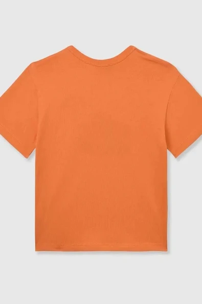 United Colors of Benetton Erkek Çocuk Tshirt Turuncu 3JERG10JQ - 2