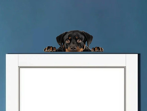 Kahverengi Kaniş Duvar Stickerı ürün görseli 1