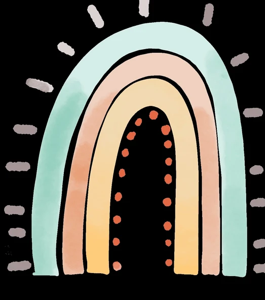 Parlayan Pastel Gökkuşağı ürün görseli 1