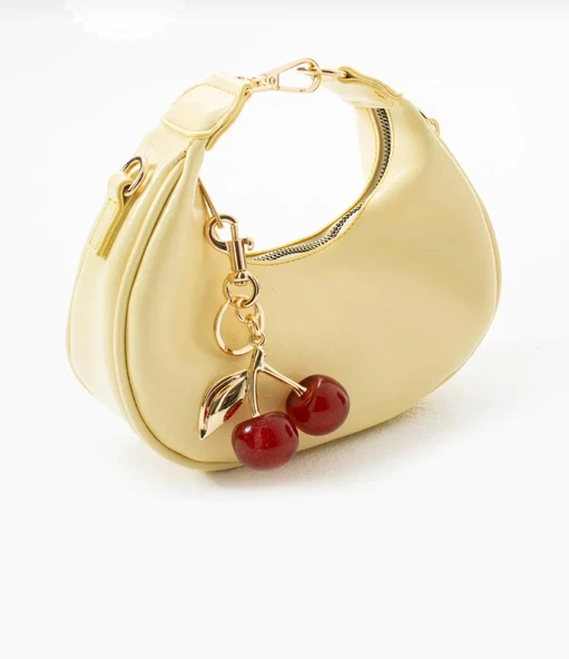 Lisbond Elegance Betty Model Sarı Charm Hediyeli Kadın El Ve Omuz Çantası - 3