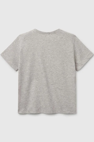 United Colors of Benetton Erkek Çocuk T shirt Gri 3I1XG10HT - 2