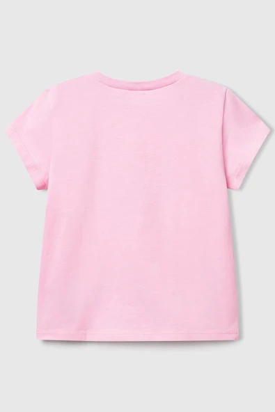 United Colors of Benetton Kız Çocuk Tshirt A.Pembe 3JERG10J3 - 2