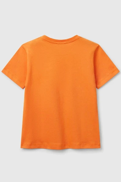 United Colors of Benetton Erkek Çocuk T shirt Turuncu 3I1XG10IJ - 2
