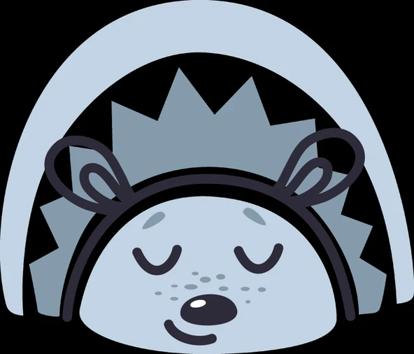 Gökkuşağı Altında Uyuyan Kirpi ürün görseli 1