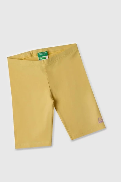 United Colors of Benetton Kız Çocuk Tayt Sarı BNT-G21761 - 3