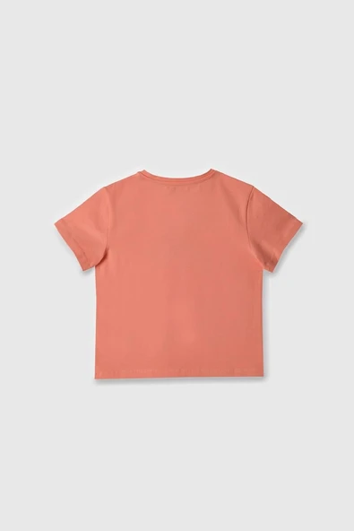 United Colors of Benetton Kız Çocuk T shirt K.Pudra BNT-G21814 - 2
