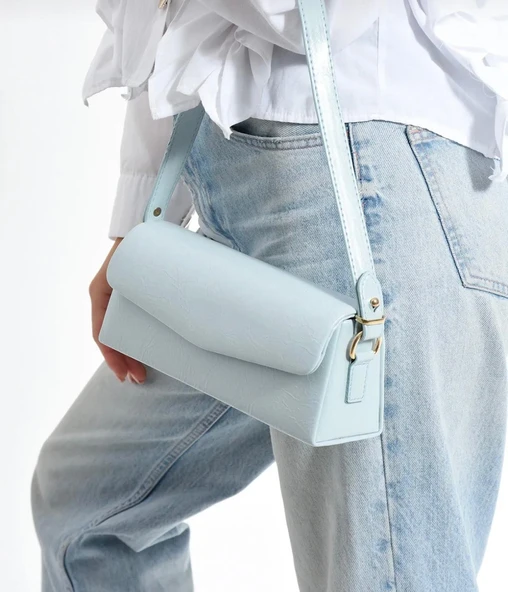 Lisbond Elegance Gloria Model Bebe Mavisi Kadın El Ve Omuz Çantası - 2