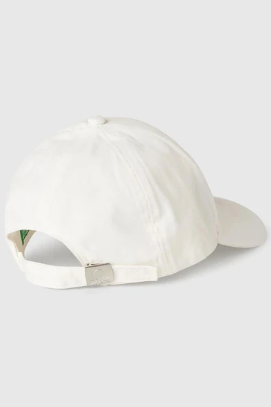 United Colors of Benetton Çocuk Cap Şapka Beyaz 6YCTCA01 - 2