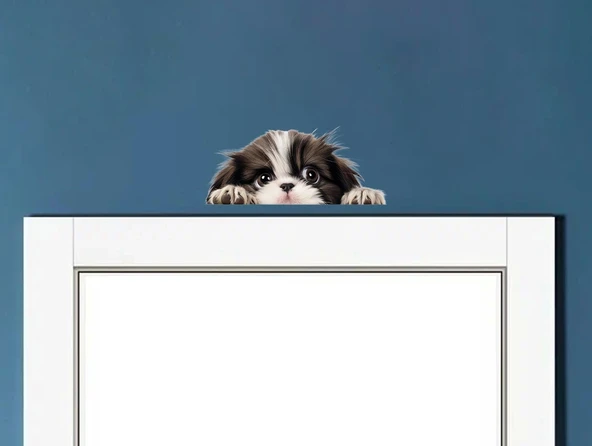 Beyaz Kaniş Duvar Stickerı ürün görseli 1