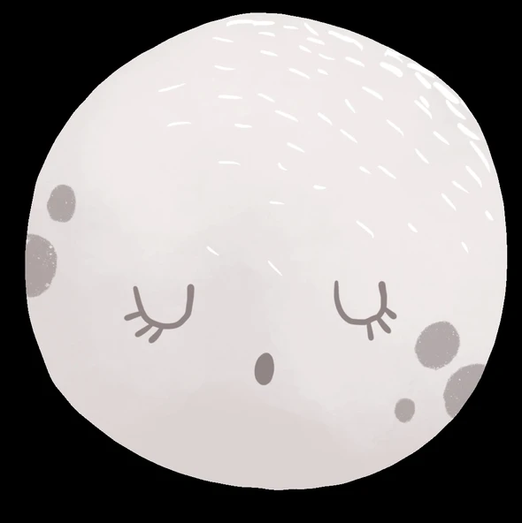 Uyuyan Ay Yüzü ürün görseli 1