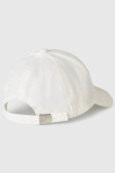 United Colors of Benetton Çocuk Cap Şapka Beyaz 6YCTGA012 - 2