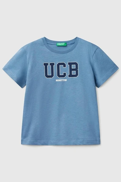 United Colors of Benetton Erkek Çocuk T shirt A.Mavi 3I1XG10HT ürün görseli 1